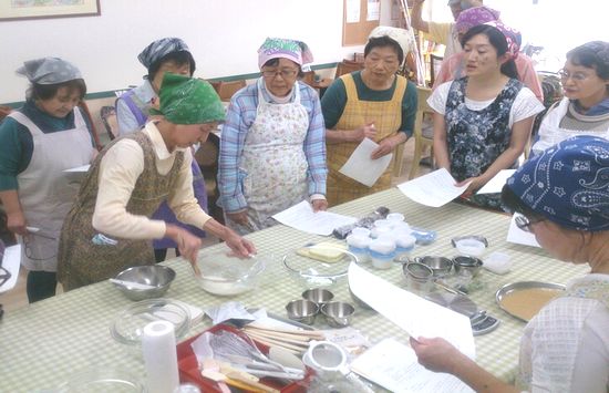 「通いの場」主催の和菓子教室が開催