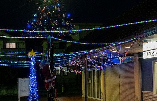 写真:柏ビレジ商店街のイルミネーション 写真:柏ビレジ商店街のイルミネーション